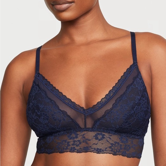 VICTORIA'S SECRET Lace Curvy Bralette XL - Picture 1 of 8